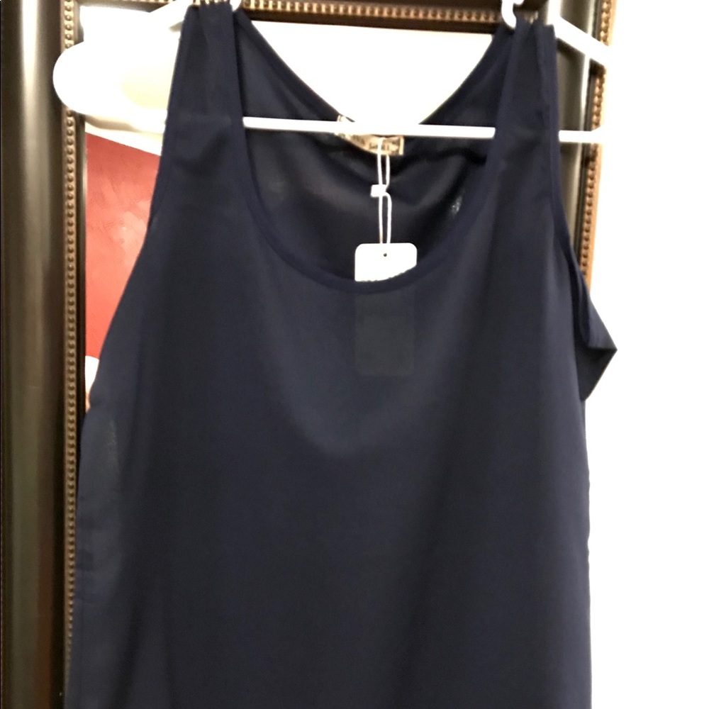 Black Chiffon, Liva Girl sleeveless tank top, XS